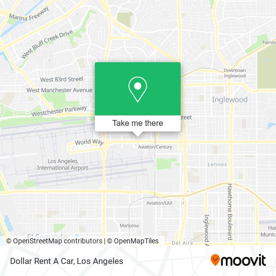 ¿Cómo llegar a Dollar Rent A Car en Westchester, La en autobús?