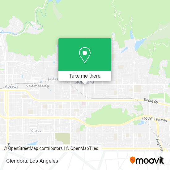 ¿Cómo llegar a Glendora en Autobús?