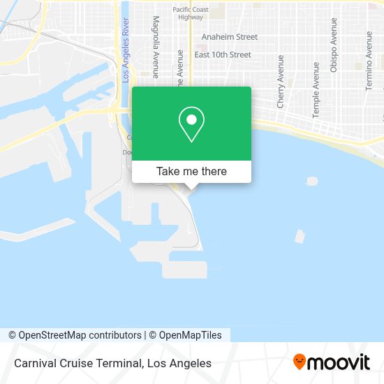 How to get to Carnival Cruise Terminal in Long Beach by bus or light rail?
