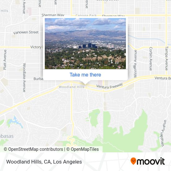 How to get to Woodland Hills, CA in Woodland Hills, La by bus?