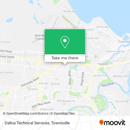 How to get to Dalkia Technical Services in Currajong by Bus or Ferry?