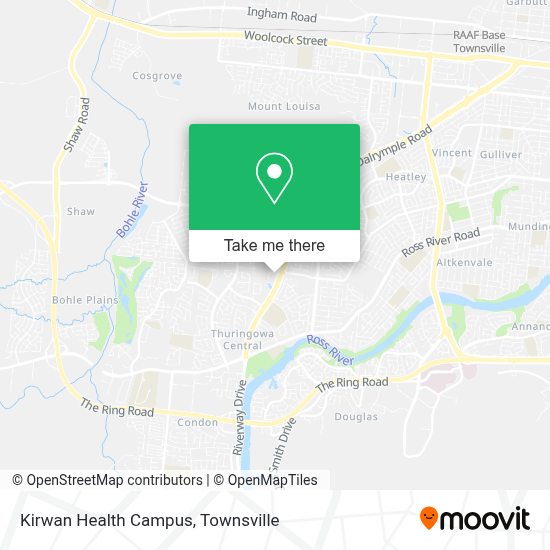 How to get to Kirwan Health Campus in Kirwan by Bus