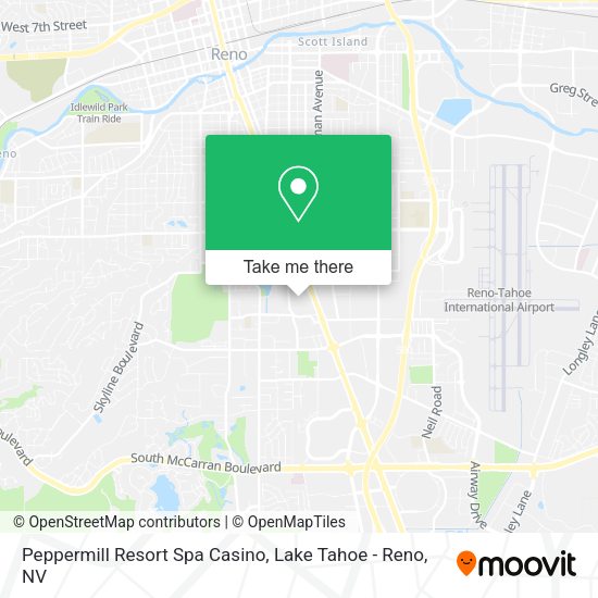 How to get to Peppermill Resort Spa Casino in Reno by bus?