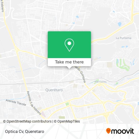 How to get to Optica Cv in Santiago De Querétaro by bus?