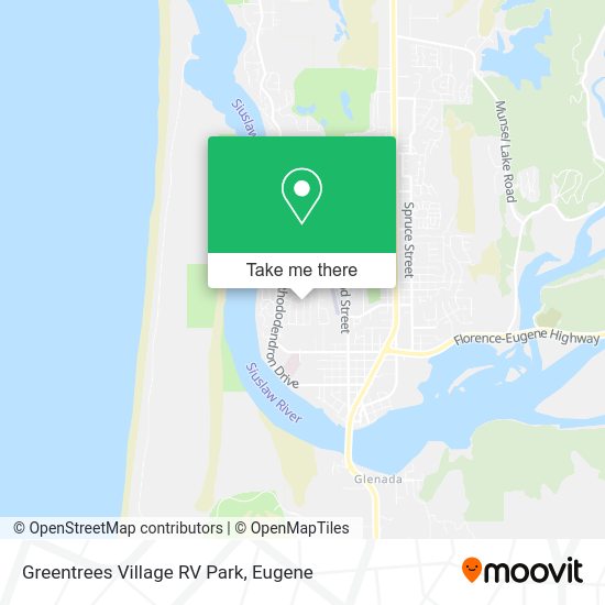 ¿Cómo llegar a Greentrees Village RV Park en Florence en autobús?