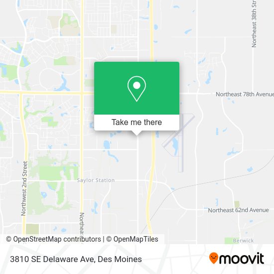 How to get to 3810 SE Delaware Ave in Ankeny by Bus?
