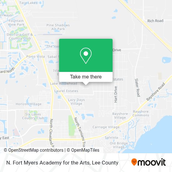 How to get to N. Fort Myers Academy for the Arts in North Fort Myers by
