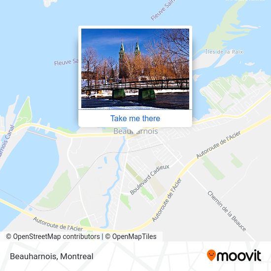 How to get to Beauharnois by Bus, Metro, Train or Shuttle?