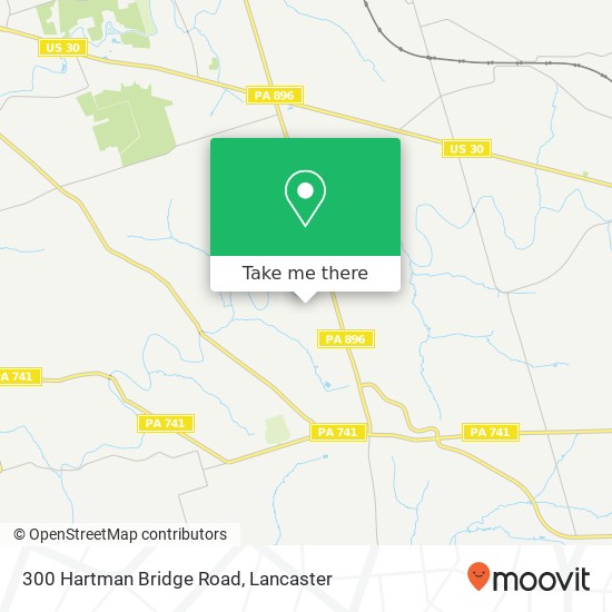 How to get to 300 Hartman Bridge Road in Ronks by Bus?