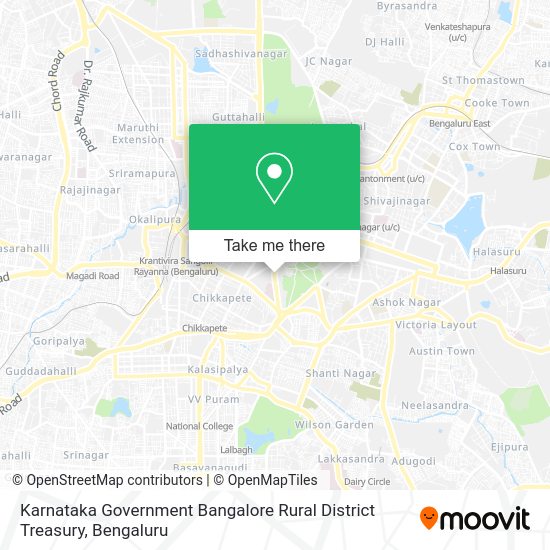 How to get to Karnataka Government Bangalore Rural District Treasury in