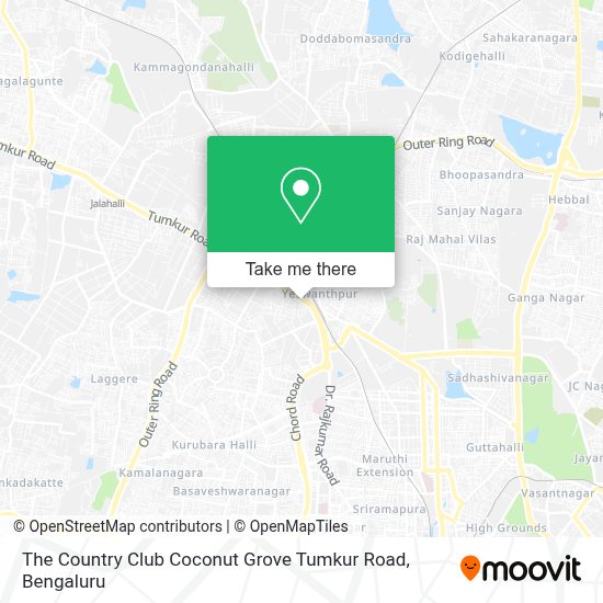 How to get to The Country Club Coconut Grove Tumkur Road in