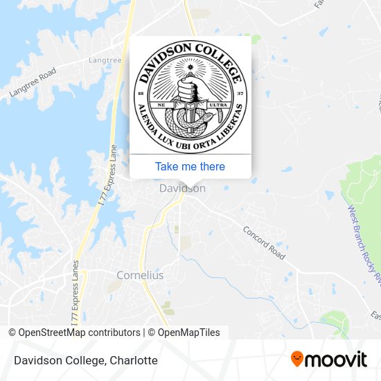 How to get to Davidson College by bus?