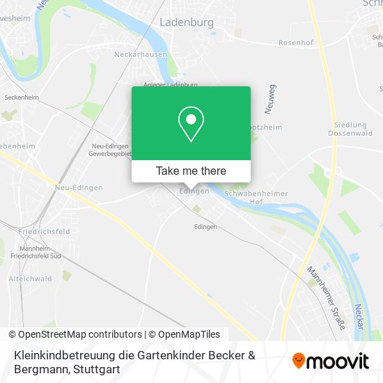 How to get to Kleinkindbetreuung die Gartenkinder Becker & Bergmann in