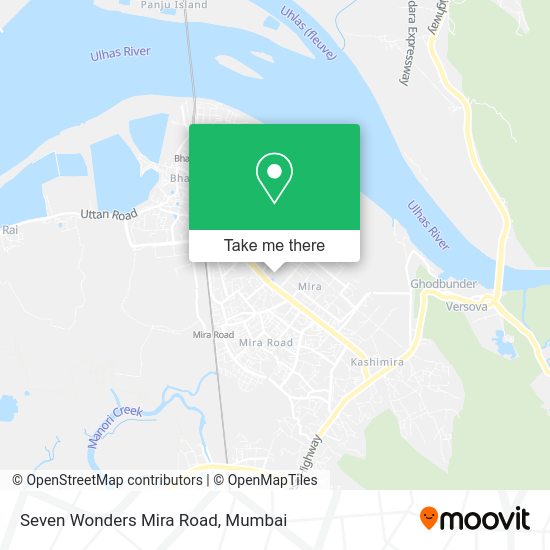 How to get to Seven Wonders Mira Road in Mira Bhayandar by bus or train?
