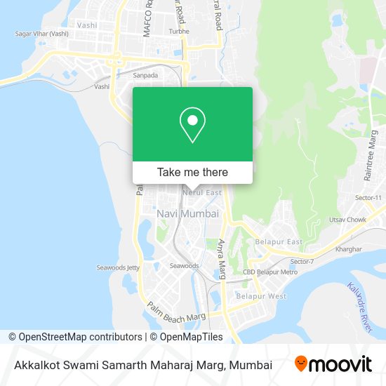 How to get to Akkalkot Swami Samarth Maharaj Marg in Belapur by bus or