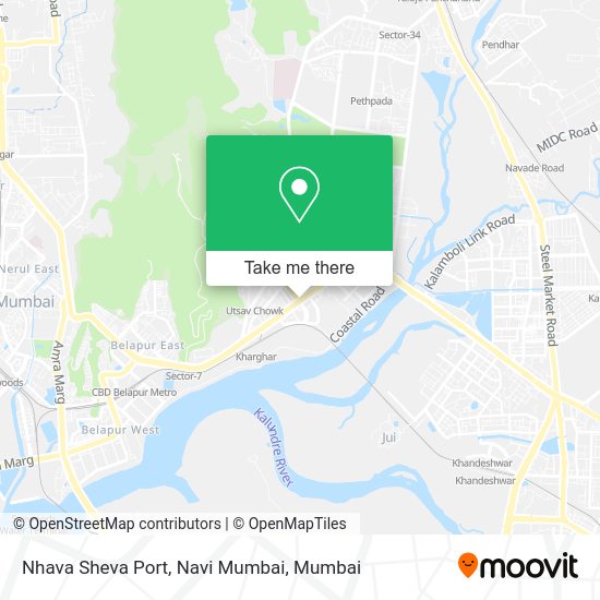 How to get to Nhava Sheva Port, Navi Mumbai in Panvel by bus or train?