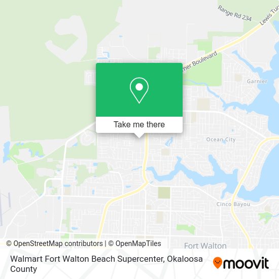 ¿Cómo llegar a Walmart Fort Walton Beach Supercenter en Wright en Autobús?