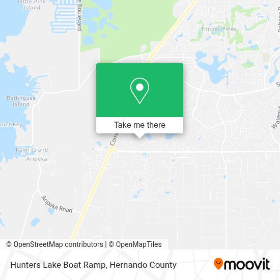 How to get to Hunters Lake Boat Ramp in Spring Hill by bus?