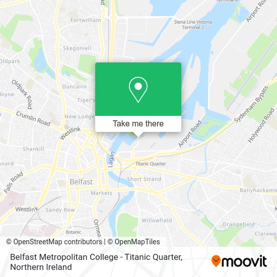 How to get to Belfast Metropolitan College Titanic Quarter by bus?