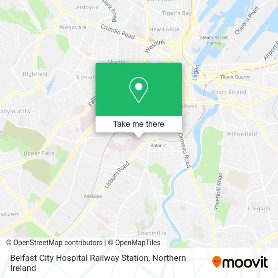 How to get to Belfast City Hospital Railway Station by bus?