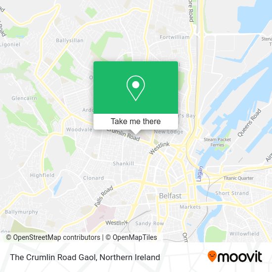 How to get to The Crumlin Road Gaol in Belfast by bus?