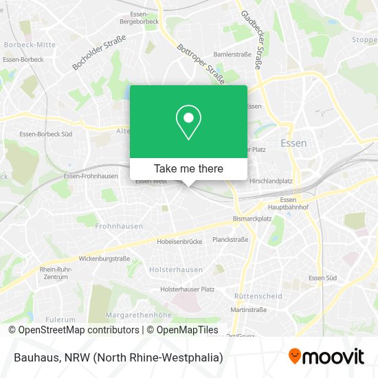 How To Get To Bauhaus In Essen By Bus, Train, Light Rail Or Subway?