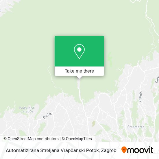 How To Get To Streljana Vrapcanski Potok In Zagreb By Bus Light Rail Or Train