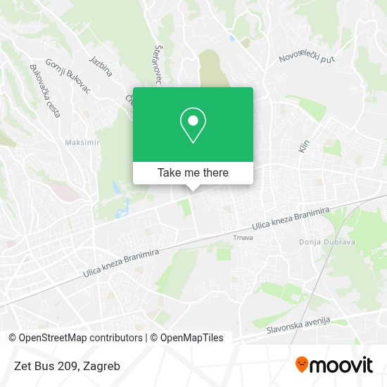 How To Get To Zet Bus 209 In Zagreb By Bus Train Or Light Rail