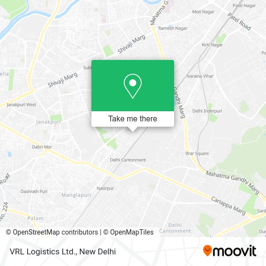 How to get to VRL Logistics Ltd. in Delhi by bus or metro?