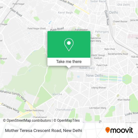 How to get to Mother Teresa Crescent Road in Delhi by Bus or Metro Moovit
