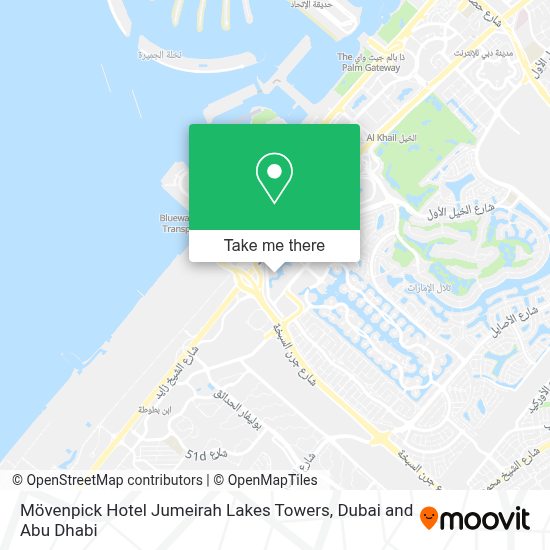 How to get to Mövenpick Hotel Jumeirah Lakes Towers in Dubai by Bus