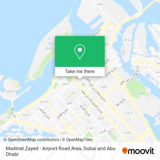 How to get to Madinat Zayed Airport Road Area in Abu Dhabi by bus?