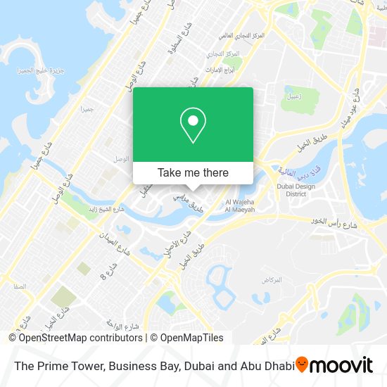 How to get to The Prime Tower, Business Bay in Dubai by bus or metro?