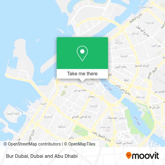 Bur Dubai Location Map How To Get To Bur Dubai By Bus Or Metro?