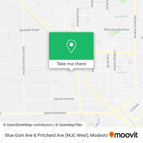 Mjc West Campus Map How To Get To Blue Gum Ave & Pritchard Ave (Mjc West) In Modesto By Bus?