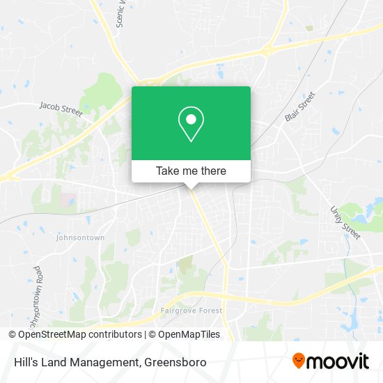 How to get to Hill's Land Management in Thomasville by Bus?