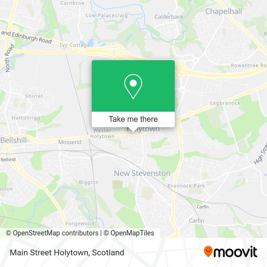 How to get to Main Street Holytown by bus or train?