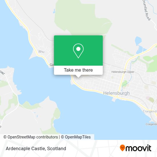 How to get to Ardencaple Castle in Helensburgh by bus or train?