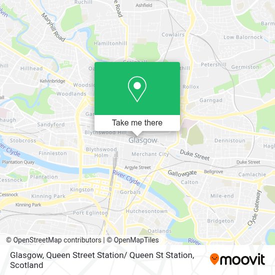 How to get to Glasgow, Queen Street Station/ Queen St Station by bus or