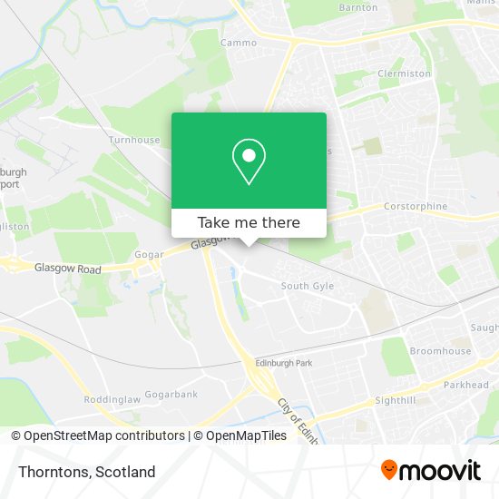 How to get to Thorntons in Edinburgh by Bus, Train or Light rail?
