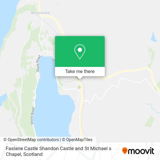 How to get to Faslane Castle Shandon Castle and St Michael s Chapel in