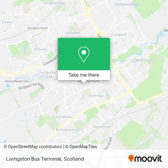 How to get to Livingston Bus Terminal by bus or train?