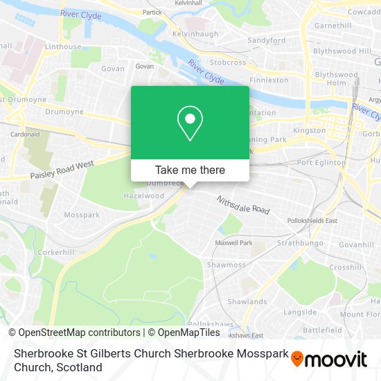 How to get to Sherbrooke St Gilberts Church Sherbrooke Mosspark Church