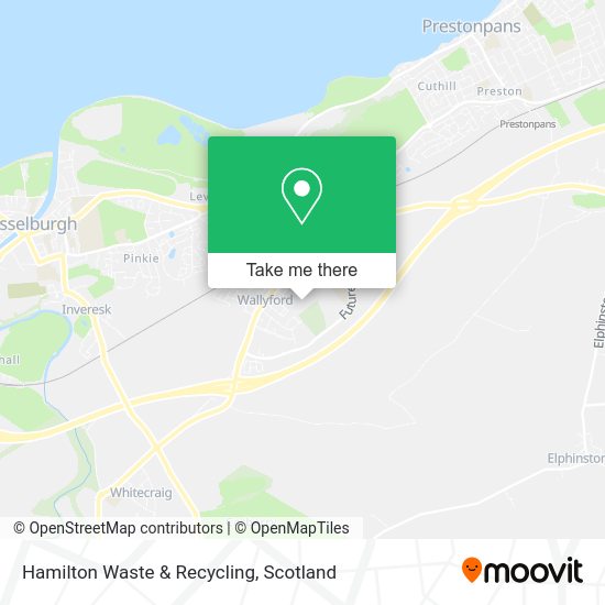 How to get to Hamilton Waste & Recycling in Musselburgh by Bus or Train?