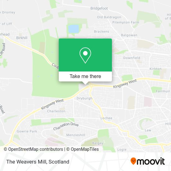 How to get to The Weavers Mill in Dundee by bus?