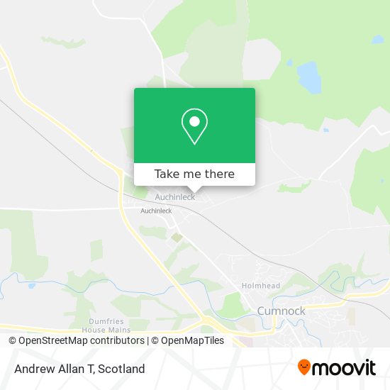 How to get to Andrew Allan T in Auchinleck by Bus or Train?