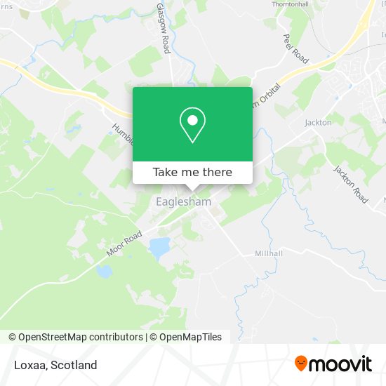 How to get to Loxaa in Eaglesham by Bus or Train?