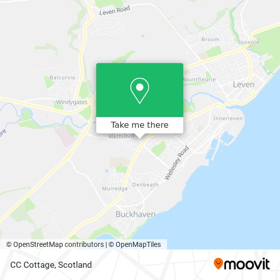 How to get to CC Cottage in Buckhaven, Methil, Methilhill by Bus?