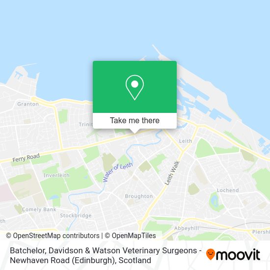 How to get to Batchelor, Davidson & Watson Veterinary Surgeons