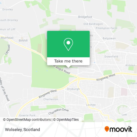 How to get to Wolseley in Dundee by Bus?